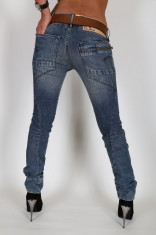 Blugi jeans fete dama G STAR breaker tapered W29 L34( talie 43 cm) foto