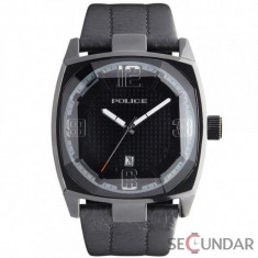 Ceas Police PL 12963JSB-02 Edge Black Leather Barbatesc foto