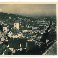 959 - BRASOV, Panorama, Romania - old postcard, real PHOTO - used - 1936
