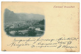 1681 - BRASOV, Panorama, Litho - old postcard - used - 1899, Circulata, Printata