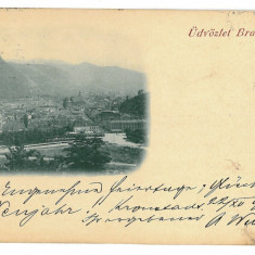 1681 - BRASOV, Panorama, Litho - old postcard - used - 1899