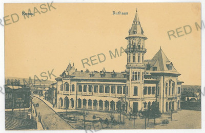 1676 - BUZAU, Market, Romania - old postcard - unused foto