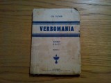 VERBOMANIA * Satire Zilei - Gh. Tudor - editia I , 1935, 110 p.
