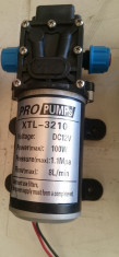 Pompa 12V 100W de inalta presiune (rulota, barca, dozator, etc.) foto