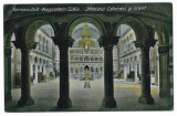 2490 - SIBIU, Cathedral, interior - old postcard - used - 1916