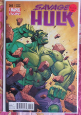 Savage Hulk 3 Variant Cover, Benzi desenate Marvel Comics foto