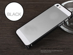 Bumper iPhone 5 5S Aluminiu Black foto