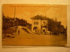 Ilustrata clasica Govora , Vila Esmeralda - tp UPU cca.1900 Ed.Mayer si Stern foto