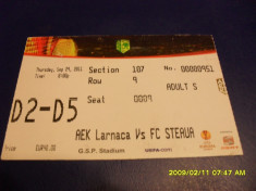 Bilet AEK Larnaca - Steaua foto