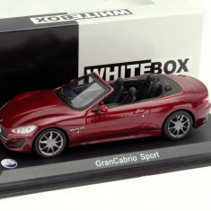 Macheta Maserati Gran Cabrio Sport - WHITE BOX scara 1:43