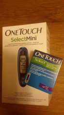 Aparat de glicemie Onetouch Select Mini + teste glucometru One touch Select foto