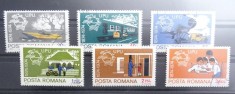 LP847- Centenarul UPU-transporturi-Serie completa stampilata 1974 foto