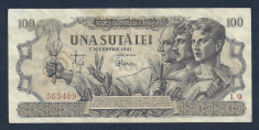 ROMANIA 100 LEI 1947 5 DECEMBRIE [10] XF+ , filigran BNR foto