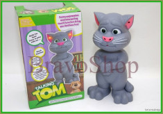 Jucarie MOTANUL TALKING TOM - Vorbeste, repeta, reactioneaza la atingeri, cu lumini si sunete haioase foto