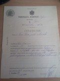 Cumpara ieftin CITATIUNE TRIMISA 1894 DLUI VLADIMIR(VAVA) GHICA., Romania pana la 1900, Documente