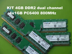 Memorie RAM PC DDR2 4GB KIT PC6400 800MHz Crucial - Micron Technology foto