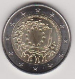 FRANTA 2 euro comemorativa 2015 - drapel European, UNC, Europa, Cupru-Nichel