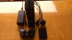 Vand xbox360 / XBOX 360 slim modat RGH, hard 250GB, joystick - GTA V, FIFA 16, foto