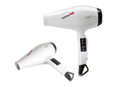 Uscator de par BaByliss PRO BAB6350IE Bianco Ionic 2100W, motor AC foto