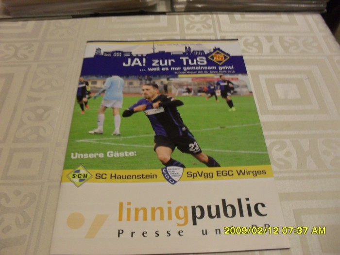 program Tus Kobletz - SC Hauenstein
