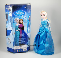 Papusa ELSA 30 cm din FROZEN - Jucarie cu muzica si lumini! foto