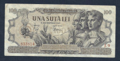 ROMANIA 100 LEI 1947 5 DECEMBRIE [13] VF+ , filigran BNR foto