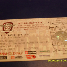 bilet Rapid - CFR Cluj