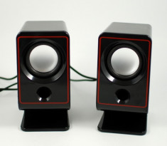 Boxe audio 2.0 - Mini Multimedia Speaker System pentru laptop, tableta, TV foto