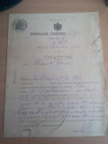Cumpara ieftin CITATIUNE TRIMISA 1891 DNEI ELISA V. GHICA., Romania pana la 1900, Documente