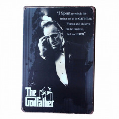 3325.Reclama metalica vintage The Godfather 30 cm X 20 cm foto