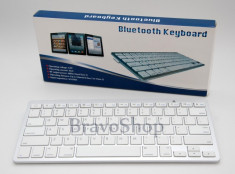 Tastatura Bluetooth Wireless pentru tablete, telefoane (iPhone iPad Samsung Android) foto