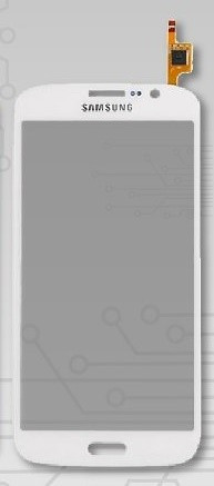 Geam cu TouchScreen Samsung Galaxy Mega 5.8 I9150 Alb Original