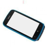 Geam + Touchscreen Nokia 610 (+Rama Albastru) Original China