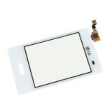 Geam cu Touchscreen LG Optimus L3 E400 Alb Original