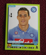 cartonas / Sticker fotbal - Jose Callejon / Napoli - Calciatori 2014-2015 foto