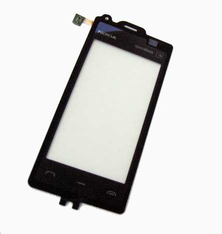 Geam+Touchscreen Nokia 5530 Negru Original