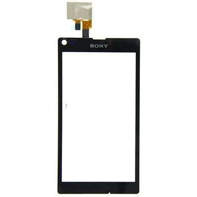 Geam cu touchscreen Sony Xperia L C2105 Negru Original foto