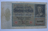 Reichsbanknote - bancnota 10000 marci 19 ianuarie 1922 Berlin - varianta mare