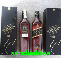 Whisky Johnnie Walker Black Label 12 Ani - 100% ORIGINAL SI TIMBRAT ROMANIA foto