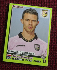 cartonas / Sticker fotbal - Giancarlo Conzalez / Palermo - Calciatori 2014 -2015 foto