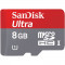 Card de Memorie Micro SD Sandisk 8GB Clasa 10