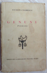 NICHITA TOMESCU-GENUNI (POESII, debut 1939/dedicatie pt. MIRCEA POPESCU-RUSAVAT) foto