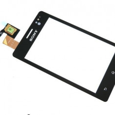 Geam+Touchscreen Sony Ericsson Xperia Go (ST27i) Negru Original