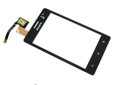 Geam+Touchscreen Sony Ericsson Xperia Go (ST27i) Negru Original foto