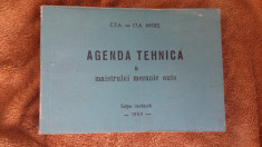 AGENDA TEHNICA A MAISTRULUI MECANIC AUTO foto