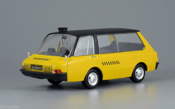 Macheta VNIITE PT - Taxi scara 1:43