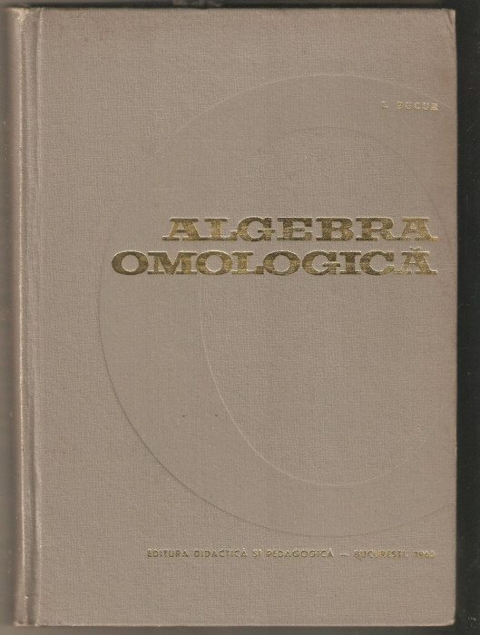 I.Bucur-Algebra Omologica