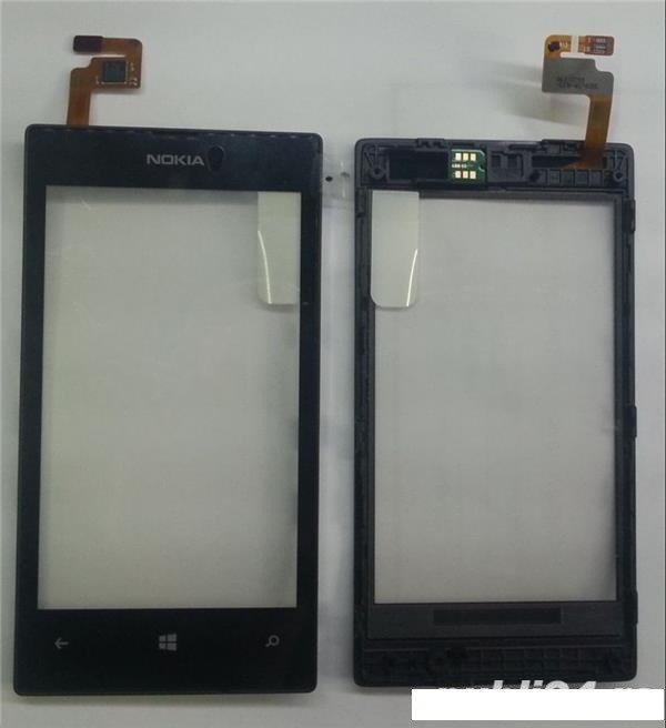 Geam cu touchscreen Nokia Lumia 520 cu Rama Orig China