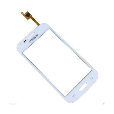 Geam cu touchscreen Samsung Galaxy Core Plus G3500 alb Original foto