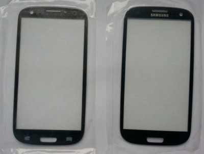 Geam Samsung Galaxy S3 i9300 negru ecran sticla noua / carcasa fata foto